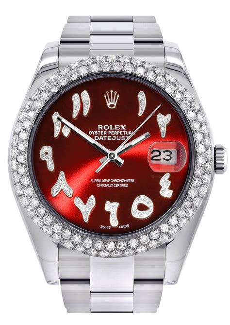 red 41 mm dayjust Rolex